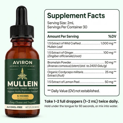 Aviron Mullein Drops