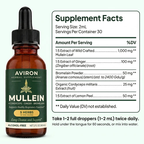 Aviron Mullein Drops